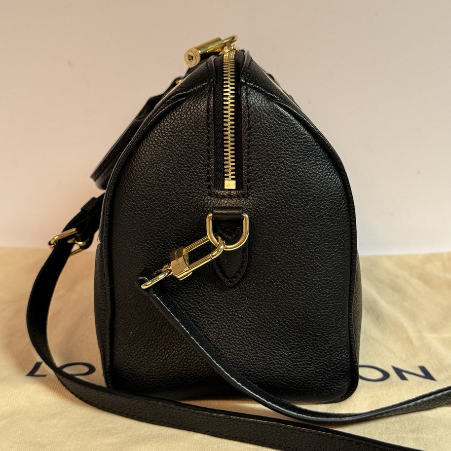 Louis Vuitton Speedy 25 mit Schulterriemen Monogram Empreinte Bicolor Leder