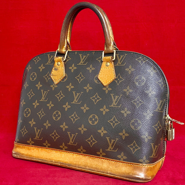 Louis Vuitton Alma PM Damen Handtasche Umhängetasche Monogram Canvas 2005