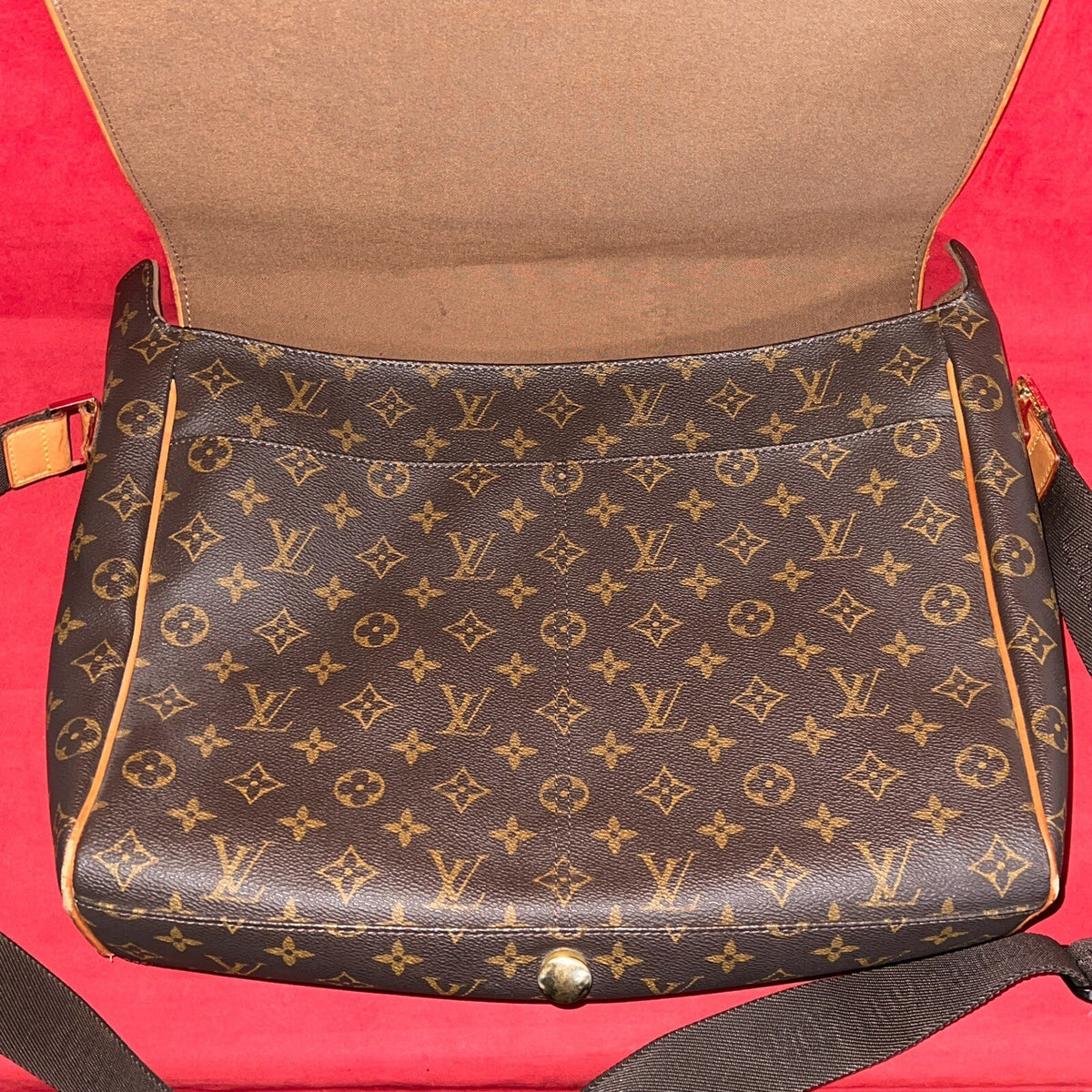 Louis Vuitton Abbesses Messenger große Umhängetasche Monogram Canvas 2002 Top