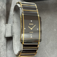 Rado Diastar Integral Jubile Keramik Schwarz Gold mit Diamanten 160.0282.3