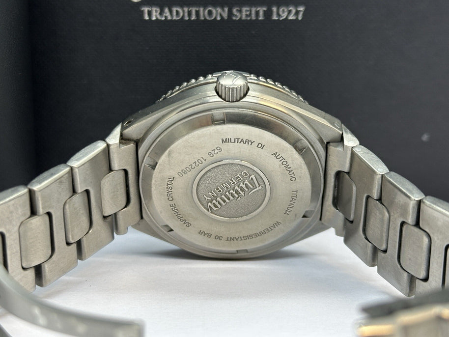 Tutima Pacific 300m Diver Blau Titan 42,5mm Herrenuhr Automatik 629-18