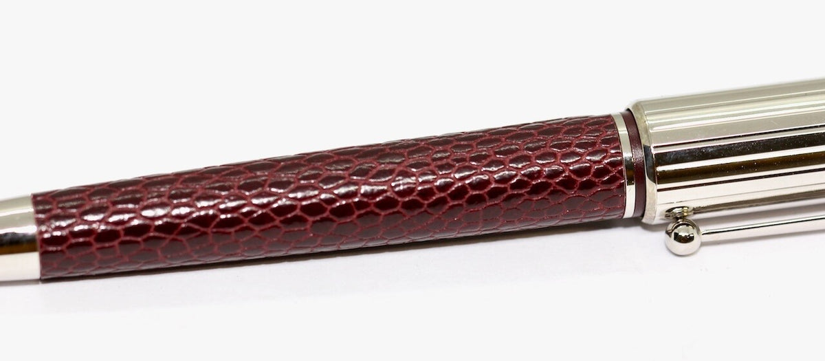 Dunhill Sidecar Limited Edition Exotic Leather Ballpoint Pen Kugelschreiber NEU