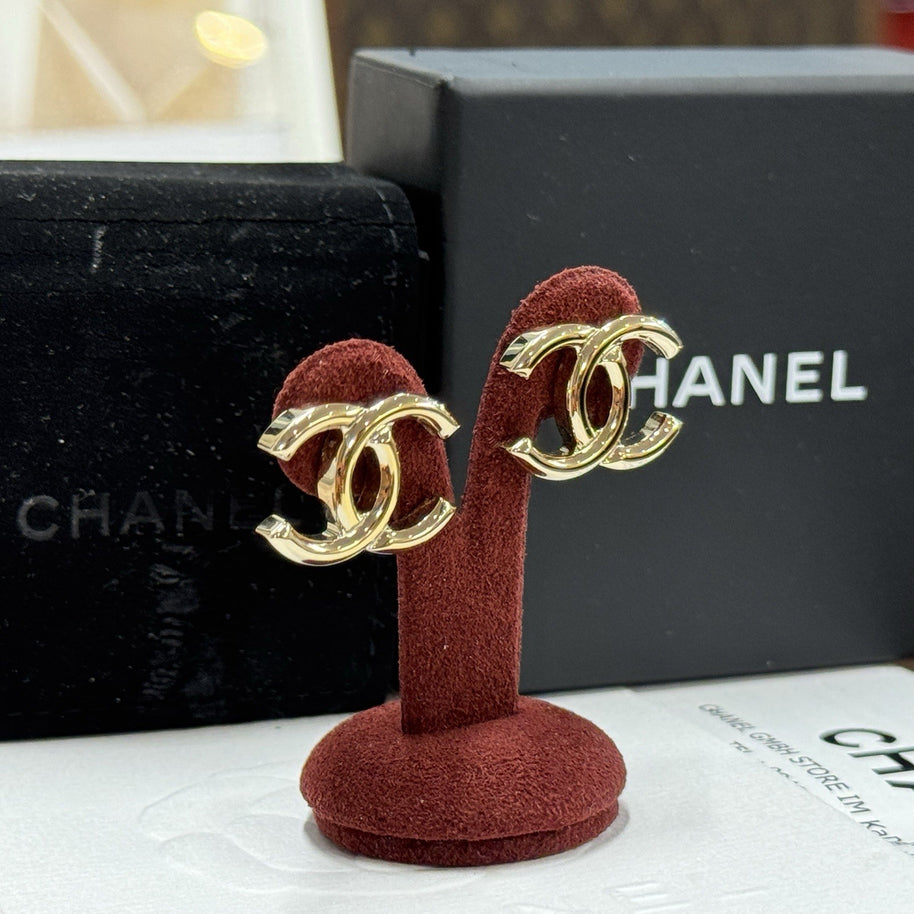 Chanel A96502 CC Ohrringe Ohrclips Ohrstecker Gold