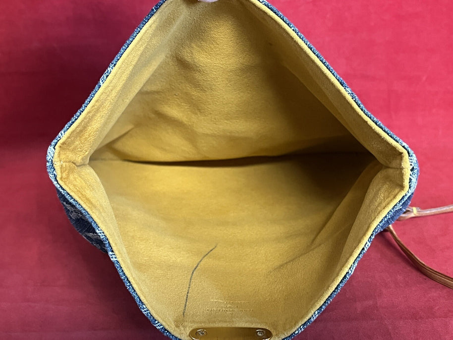 Louis Vuitton Pochette Accessoires Denim/Jeans Clutch Monogram 2006