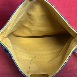 Louis Vuitton Pochette Accessoires Denim/Jeans Clutch Monogram 2006