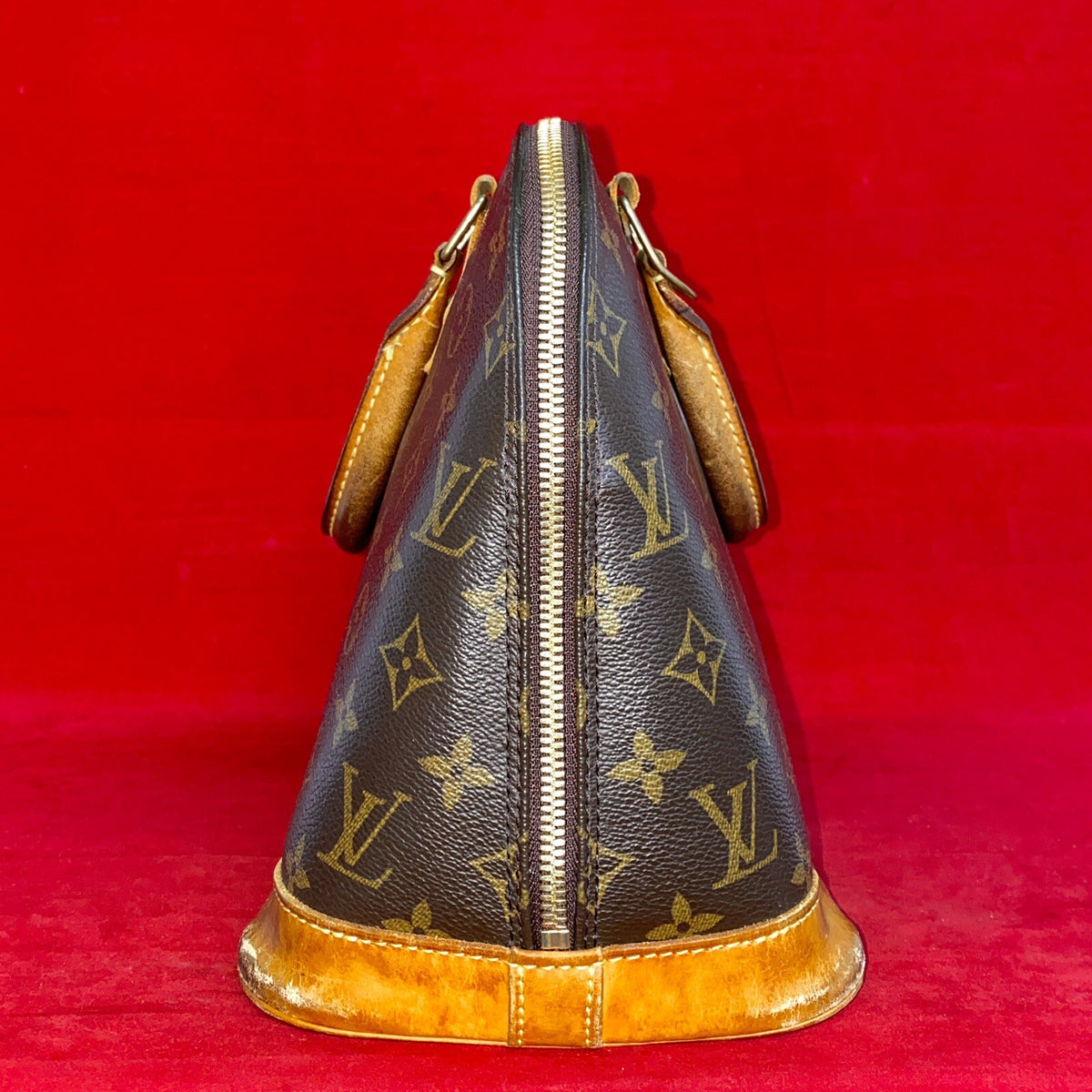 Louis Vuitton Alma PM Damen Handtasche Umhängetasche Monogram Canvas 2005