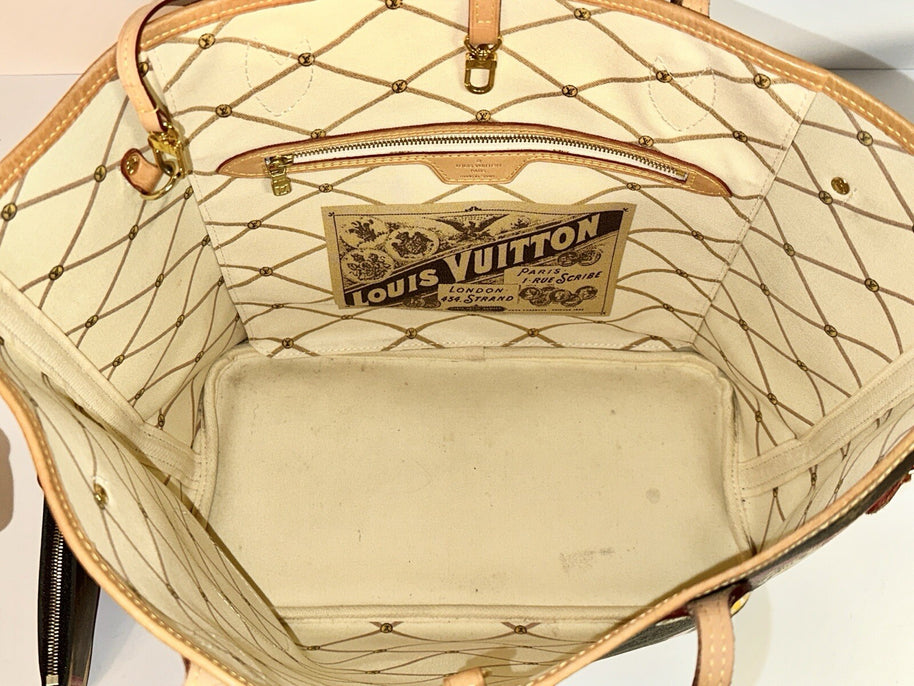 Louis Vuitton Summer Trunk Monogram Neverfull MM Tote Bag M41390