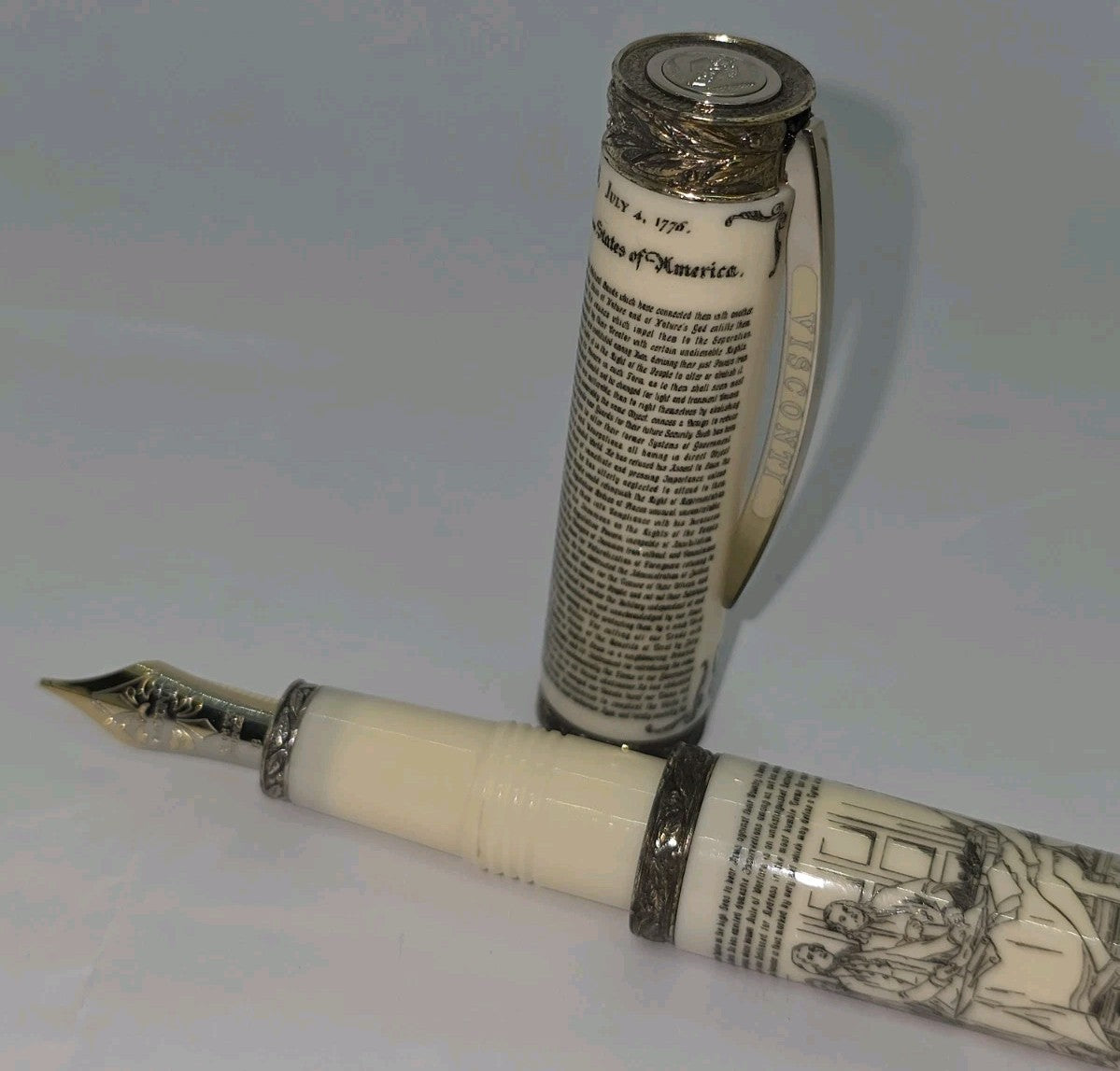 Visconti Declaration of Indipendence 1776 Fountain Pen B Nib Füllfederhalter NEU