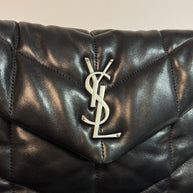 Saint Laurent Schultertasche Puffer Loulou Medium Schwarz Top Zustand