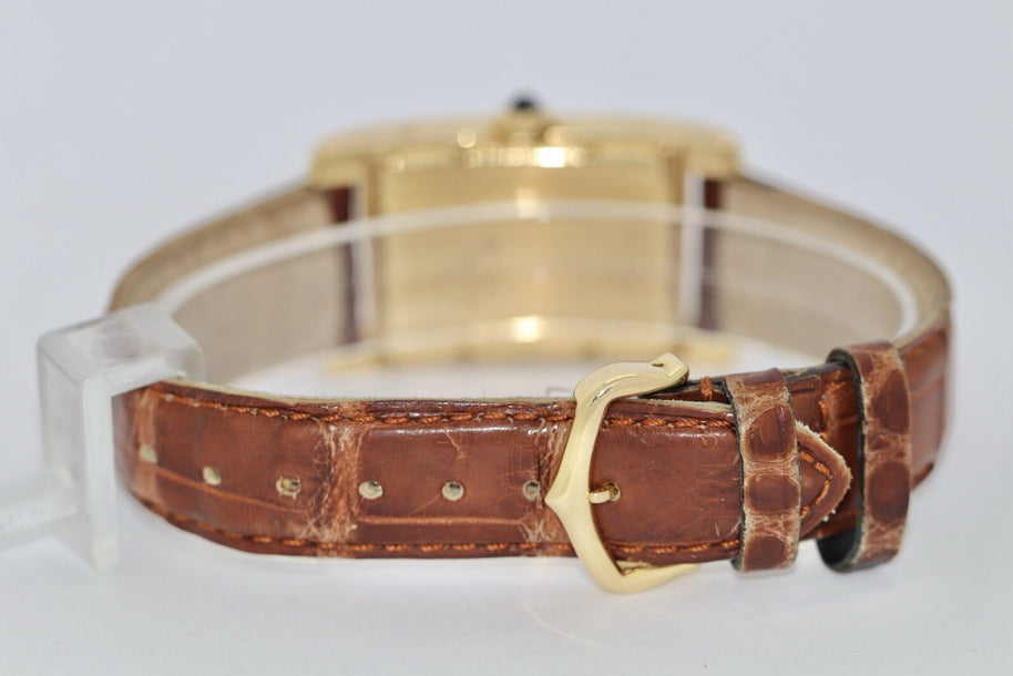 Cartier Tank Américaine Americaine 18k Gold Ref. 8012905 Orig. Papiere & Service