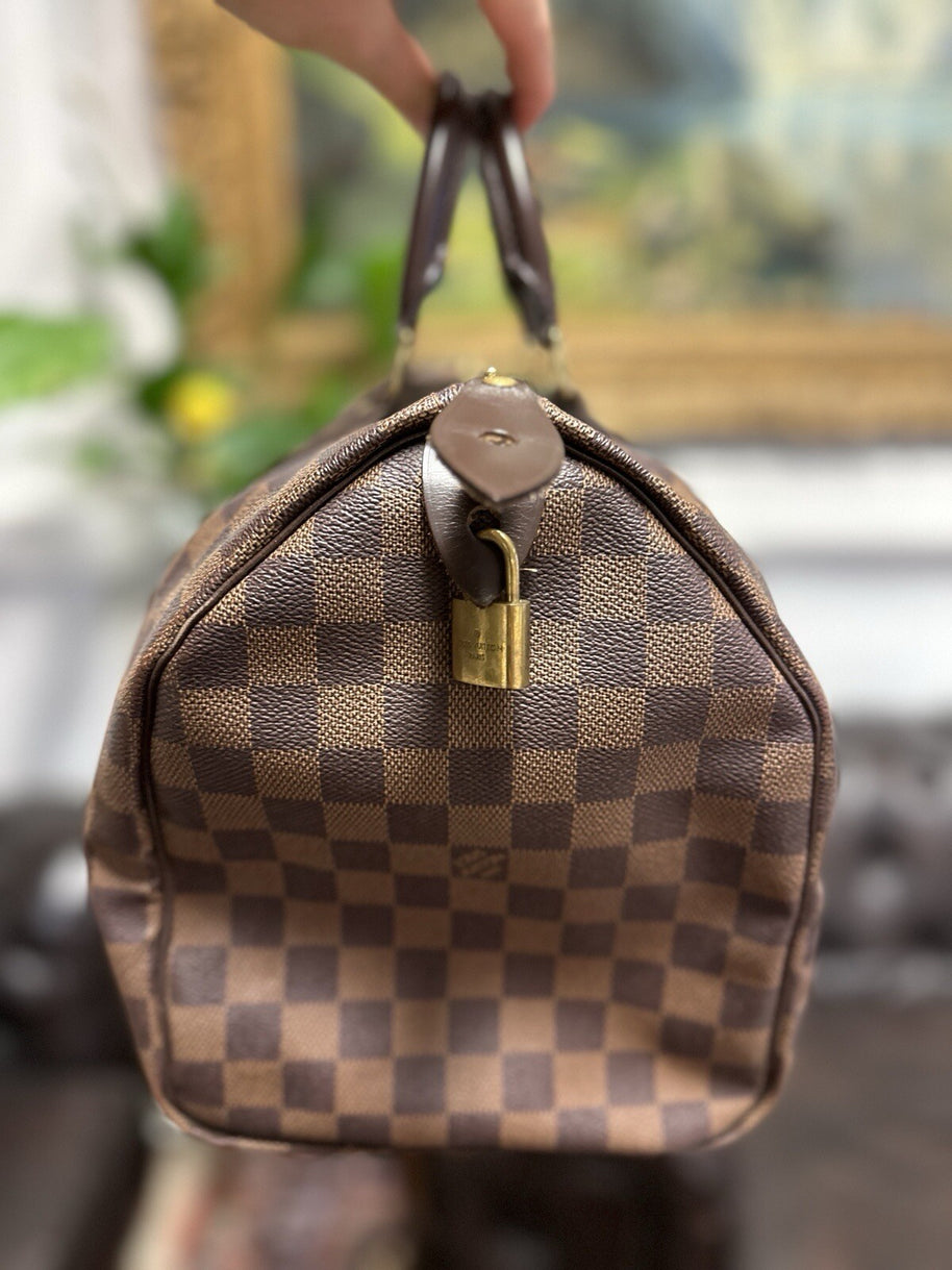 Louis Vuitton Speedy 35 Damier Ebene 2011 Top Zustand