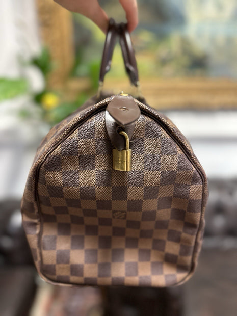 Louis Vuitton Speedy 35 Damier Ebene 2011 Top Zustand