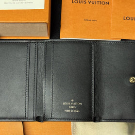 Louis Vuitton Micro Wallet Trifold Geldbörse Monogam Schwarz mit orig. Rechnung