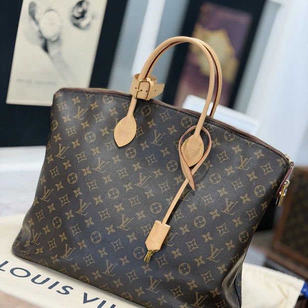 Louis Vuitton Lockit GM Monogram Canvas Weekender Tote Bag Reise Handgepäck