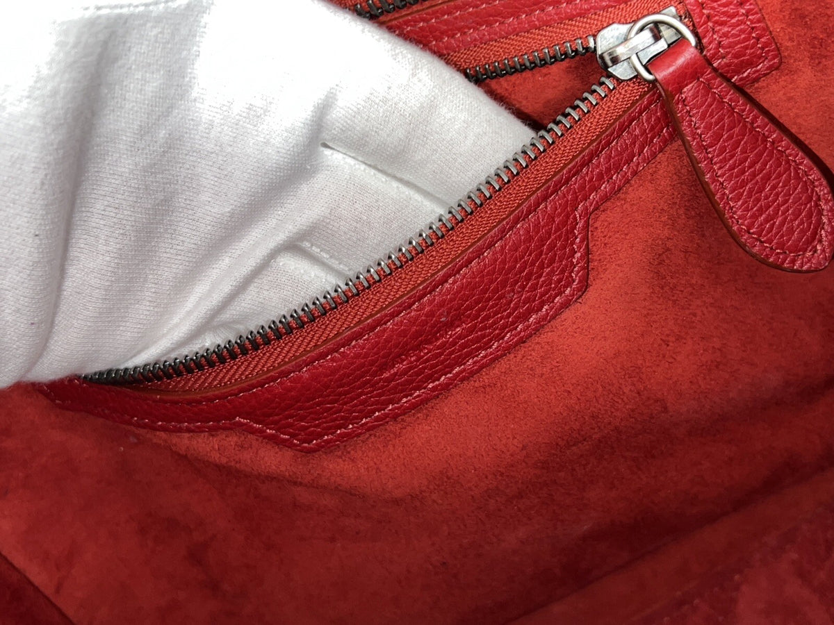 Celine Luggage Micro 27 Rot NP. 2250€