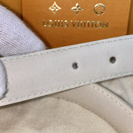 Louis Vuitton M9268 Damengürtel Damier Azur Gürtel Gr. 85 Gold 2019