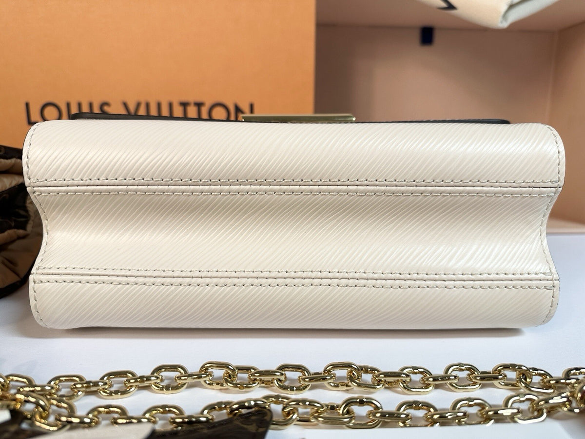 Louis Vuitton Twist MM Pillow ST Creme Epi Leder Original Rechnung Top Zustand