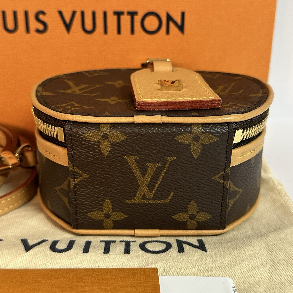 Louis Vuitton Mini Boîte Chapeau M44699 2way Monogram Umhängetasche