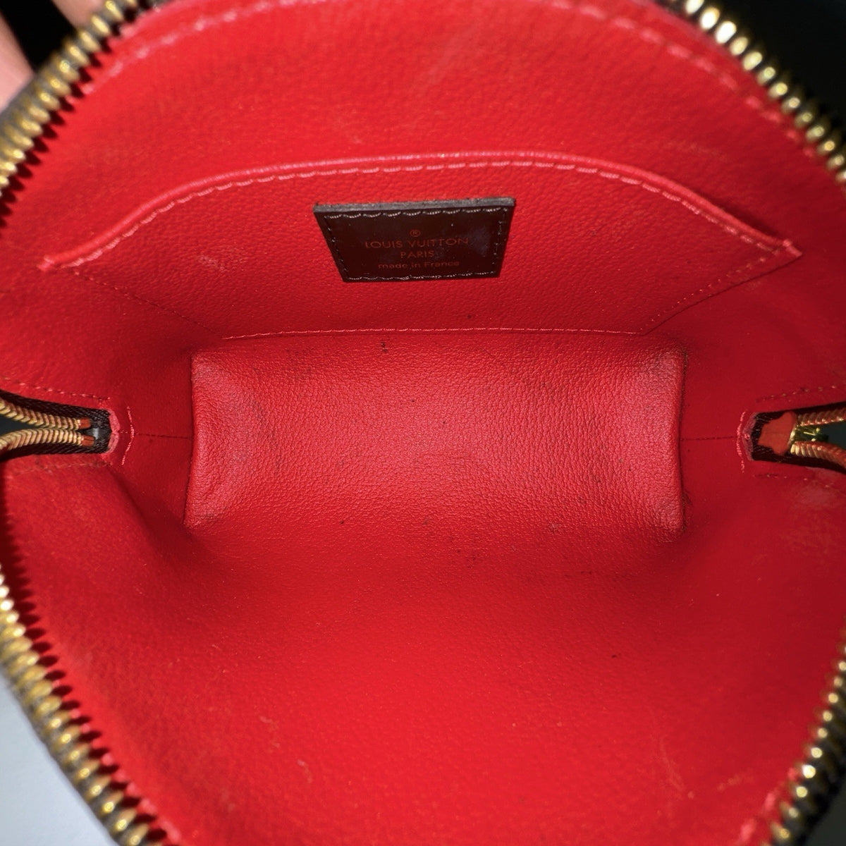 Louis Vuitton N47516 Cosmetic Pouch PM Damier Ebene Kosmetik Etui Pochette