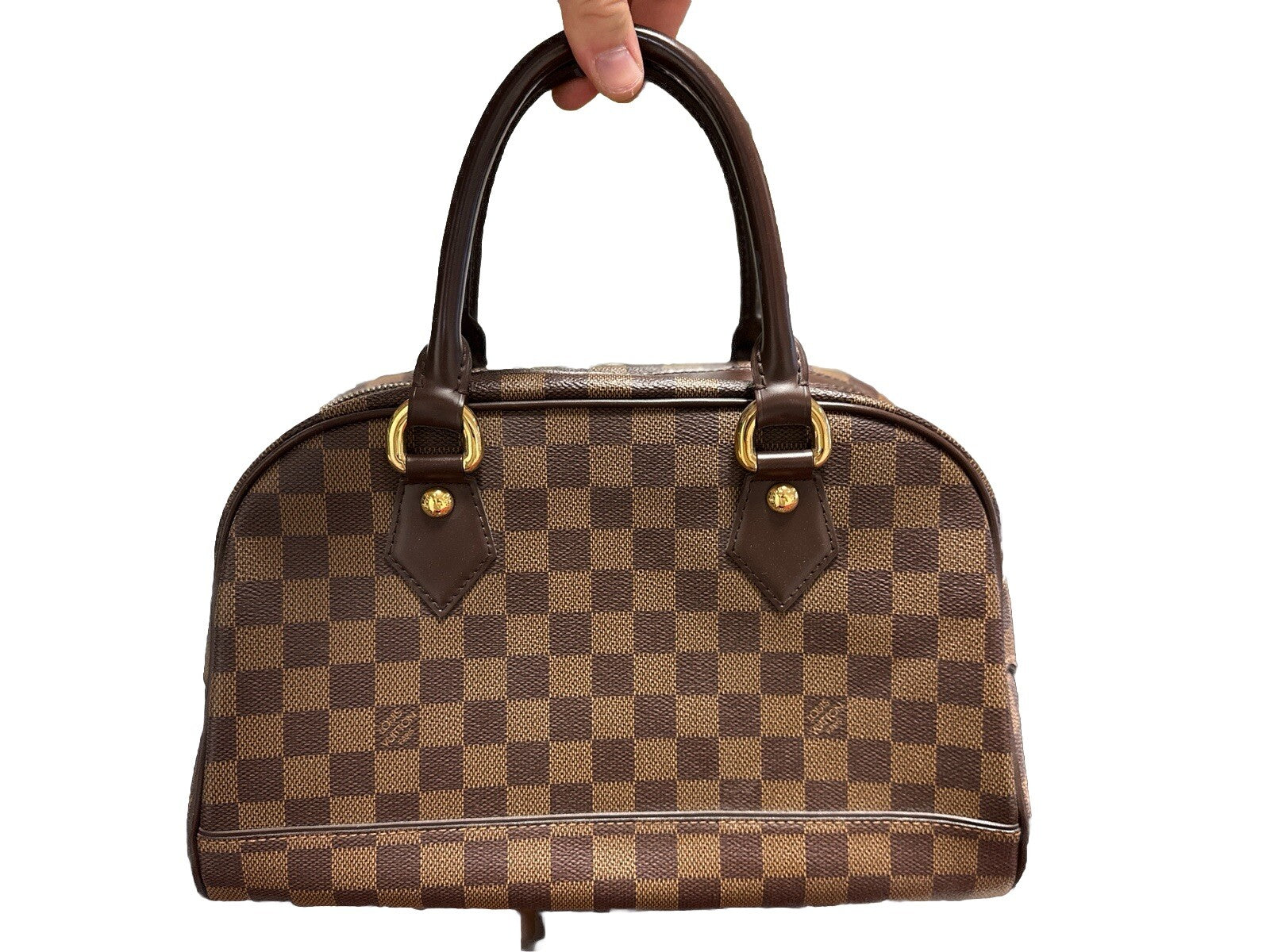 Louis Vuitton Duomo Damier Ebene Handtasche 2006 Top Zustand