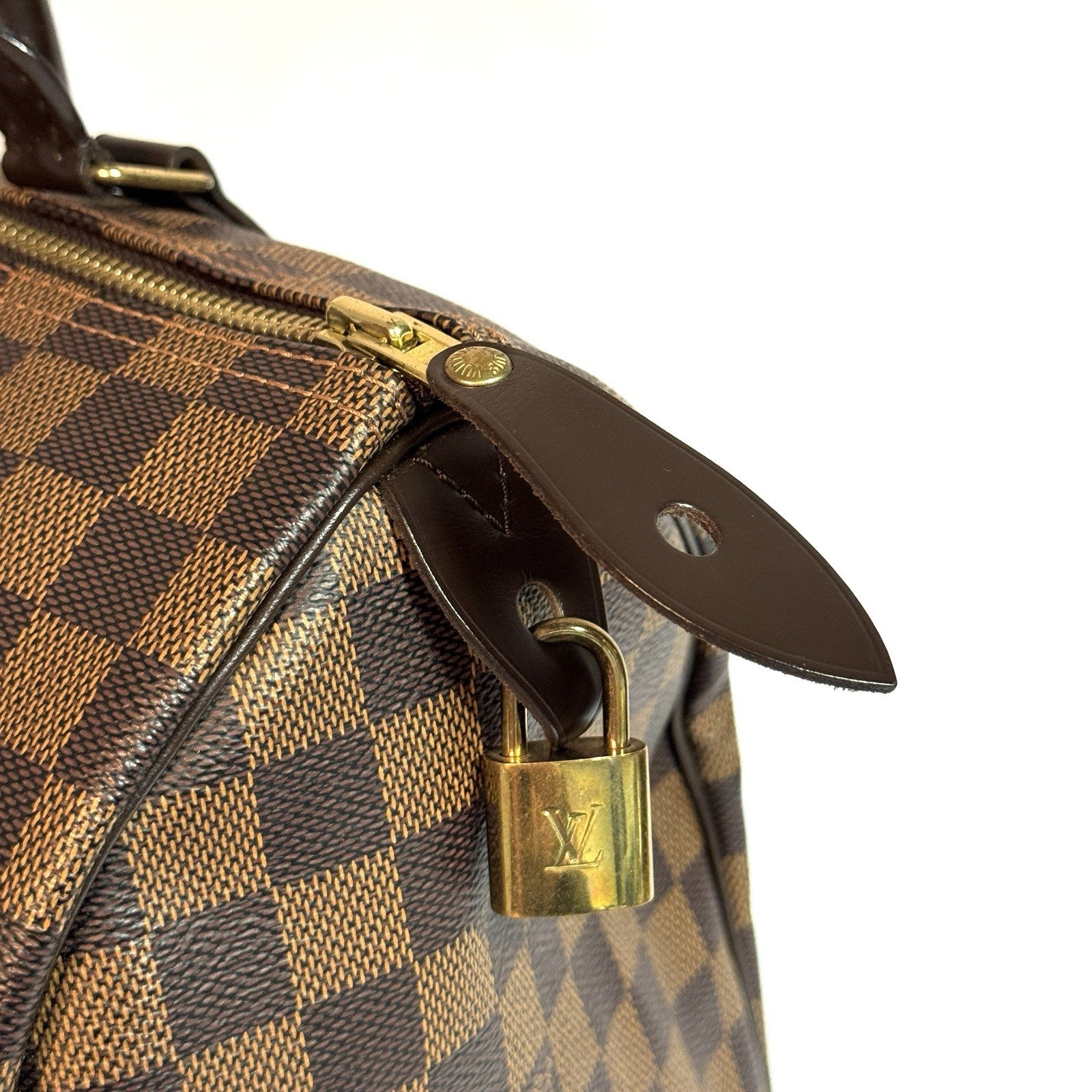 Louis Vuitton Speedy 30 Damier Ebene 2009 TOP Zustand (personalisiert)