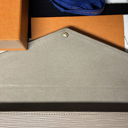 Louis Vuitton M68758 Pochette Felicie Epi Leder Beige Taupe Umhängetasche