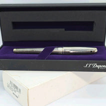 ST Dupont Olympio Laque De Chine Sterling Fountain Pen B Nib Füllfederhalter NEU