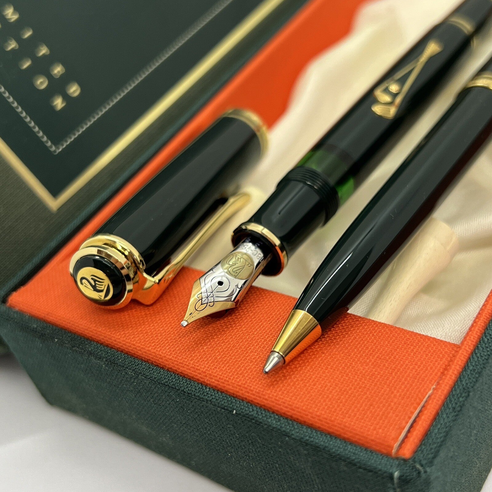 1996 Pelikan Golf 2er Set Limited Edition  - Füllfederhalter & Kugelschreiber