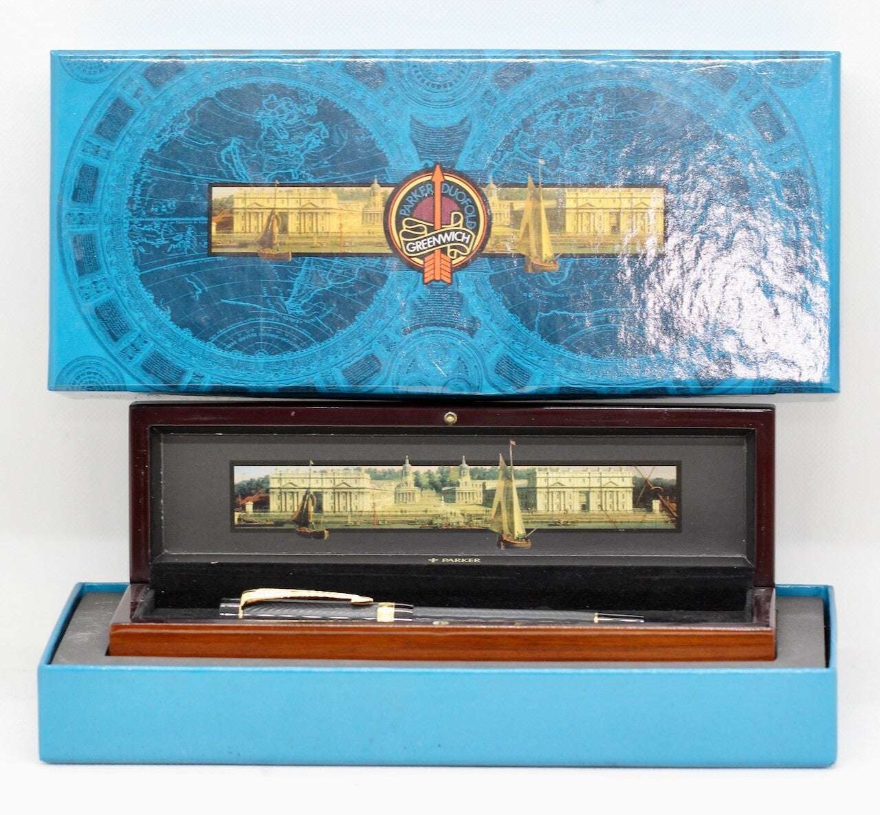 Parker Duofold Greenwich Vintage Fountain Pen Füllfederhalter NEU