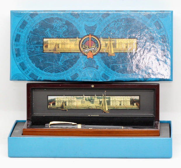 Parker Duofold Greenwich Vintage Fountain Pen Füllfederhalter NEU