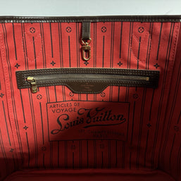 Louis Vuitton Neverfull MM Damier Ebene Shopper 2012