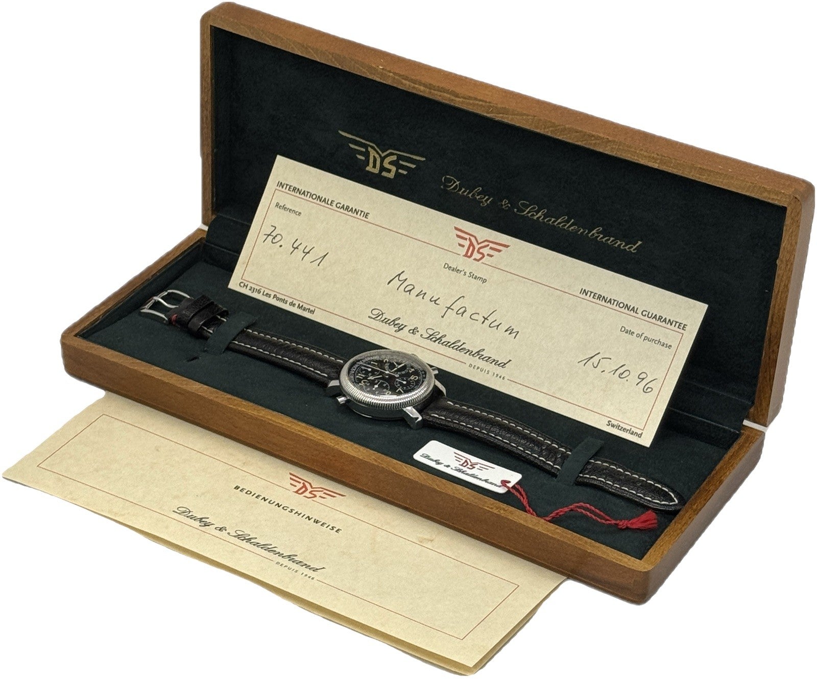 Dubey Schaldenbrand Vintage Flyback Chronograph Rattrapante Split-Second 70.441