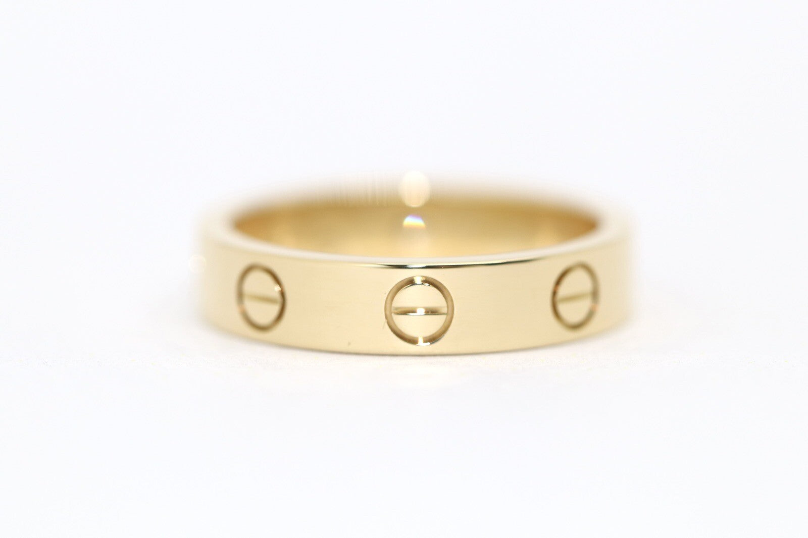 Cartier Love Diamant Ring Trauring/Ehering mit Brillant 18k Gelbgold Gr. 50
