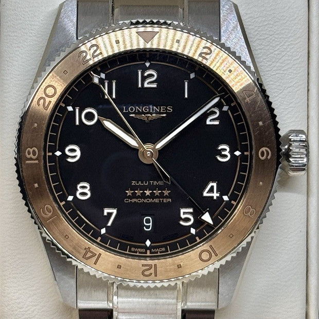 Longines Spirit Zulu Time 1925 39mm Roségold 100 Years Special Ed. L3.803.5.53.6