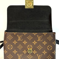 Louis Vuitton Locky BB Monogram Canvas & Schwarzes Leder Umhängetasche 2021