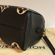 Louis Vuitton Speedy 25 mit Schulterriemen Monogram Empreinte Bicolor Leder