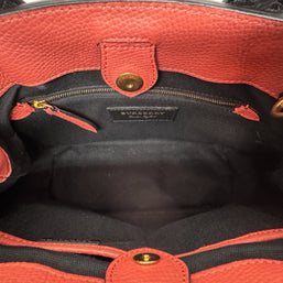 Burberry Graffiti Bag Rot Blau Schwarz Lammleder Schultertasche Top Zustand