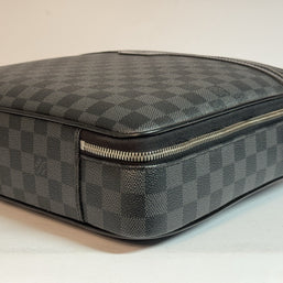 Louis Vuitton Steeve Porte Documents Damier Graphite Herren Businesstasche