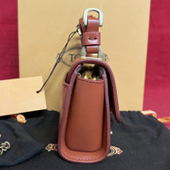 TOD’S TODS TSI MINI BAG MICRO ROR TERRACOTTA LEDER UMHÄNGETASCHE NEU