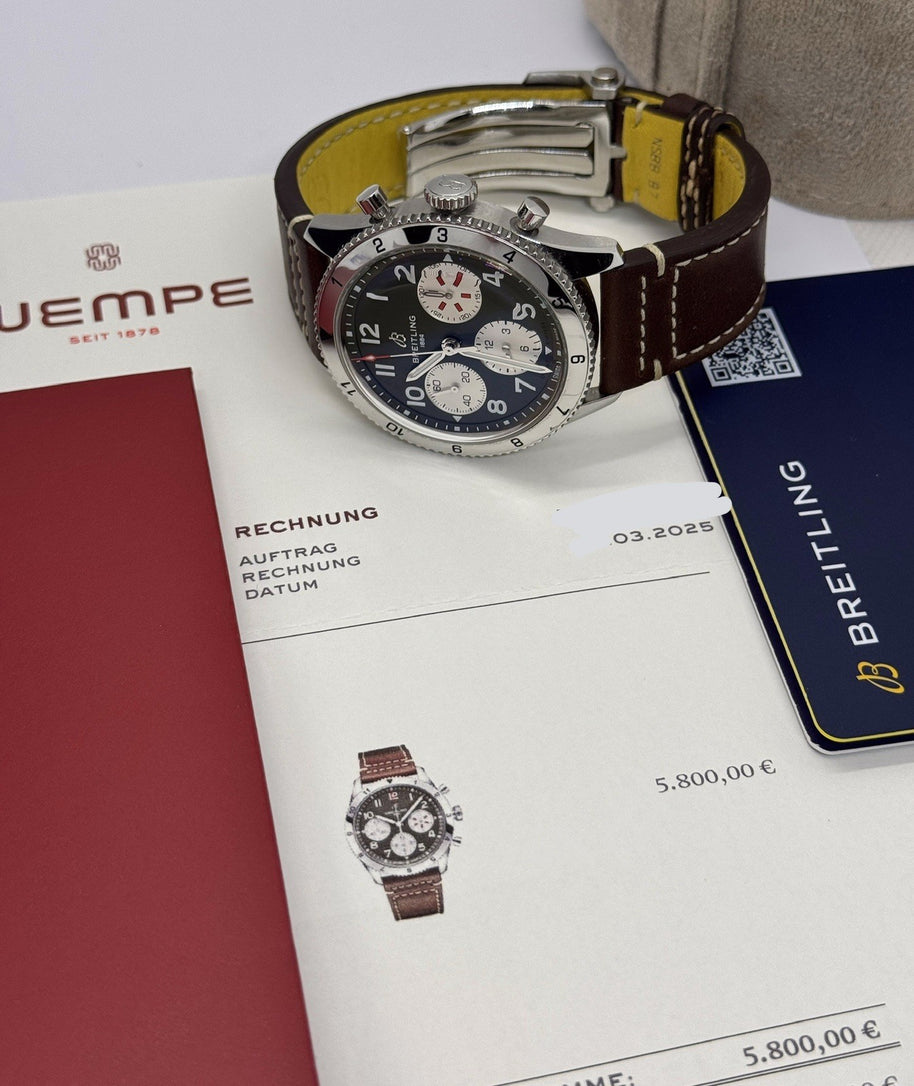 BREITLING CLASSIC AVI CHRONOGRAPH 42 CURTISS WARHAWK A233802A1L1X1