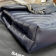 YSL Saint Laurent Loulou Medium Marine Blau Umhängetasche