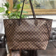 Louis Vuitton Neverfull GM Damier Ebene & Rot 2013 Shopper