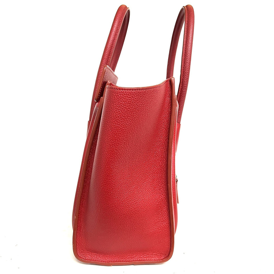 Celine Luggage Micro 27 Rot NP. 2250€