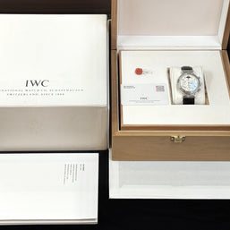 IWC Da Vinci Edelstahl 41.5mm Automatik Ewiger Kalender IW375803 Fullset 2006