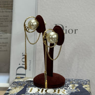 Dior Drop Ohrringe CD Montaigne Earrings Gold E0435 Christian Dior
