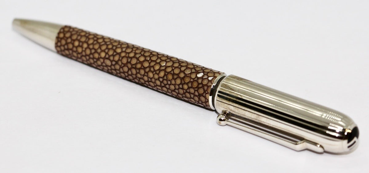 Dunhill Sidecar Limited Edition Exotic Leather Ballpoint Pen Kugelschreiber NEU