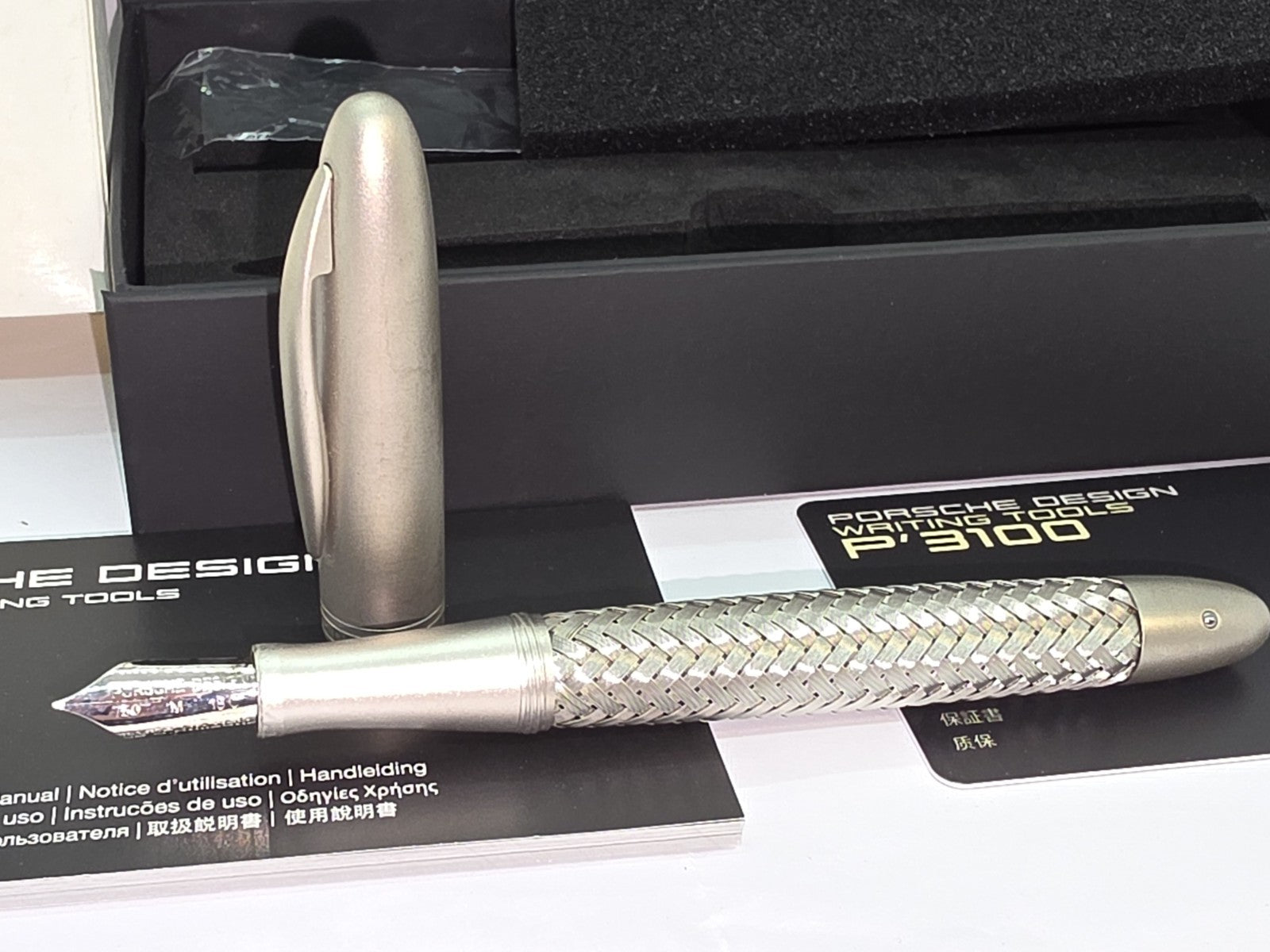 Porsche Design Writing Tools P3100 Fountain Pen M Nib Füllfederhalter