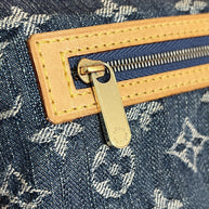 Louis Vuitton Pochette Accessoires Denim/Jeans Clutch Monogram 2006