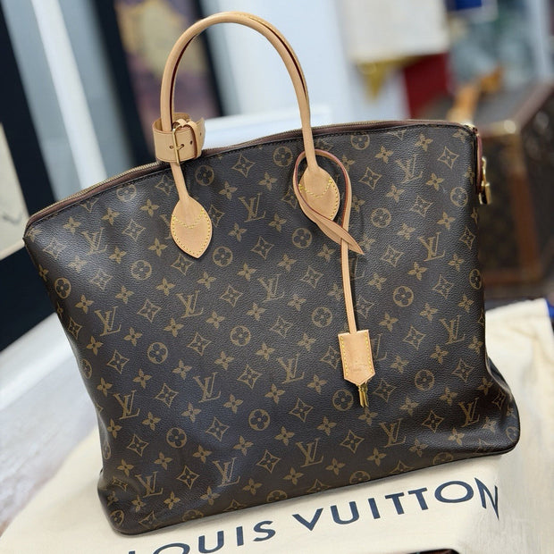 Louis Vuitton Lockit GM Monogram Canvas Weekender Tote Bag Reise Handgepäck