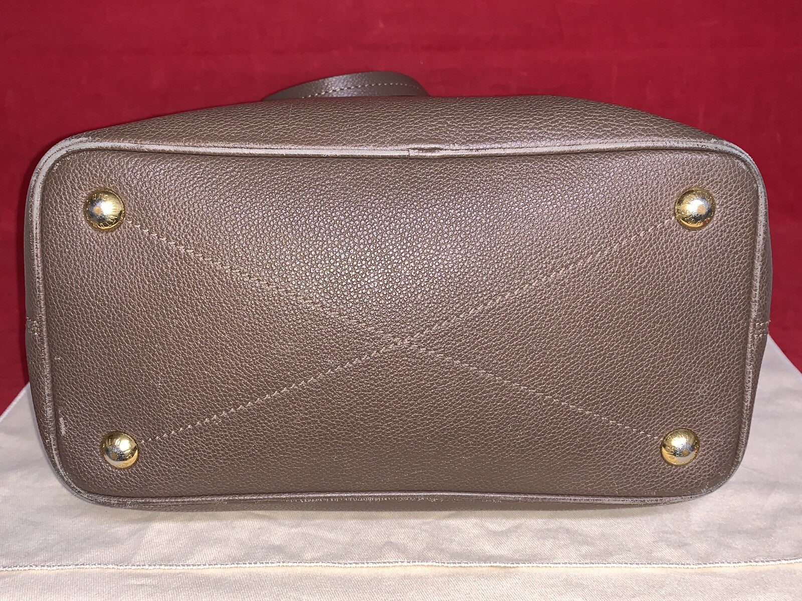 Louis Vuitton M40516 Citadine PM Monogram Empreinte Taupe Damen Handtasche 2012